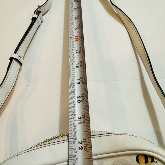 COACH Designer Mini Jamie Camera Bag Signature With Bee Print purse Crossbody - Picture 5 of 8